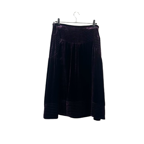 Entracte jupe mi-longue en velours - Taille M - Très bon état - Photo 3